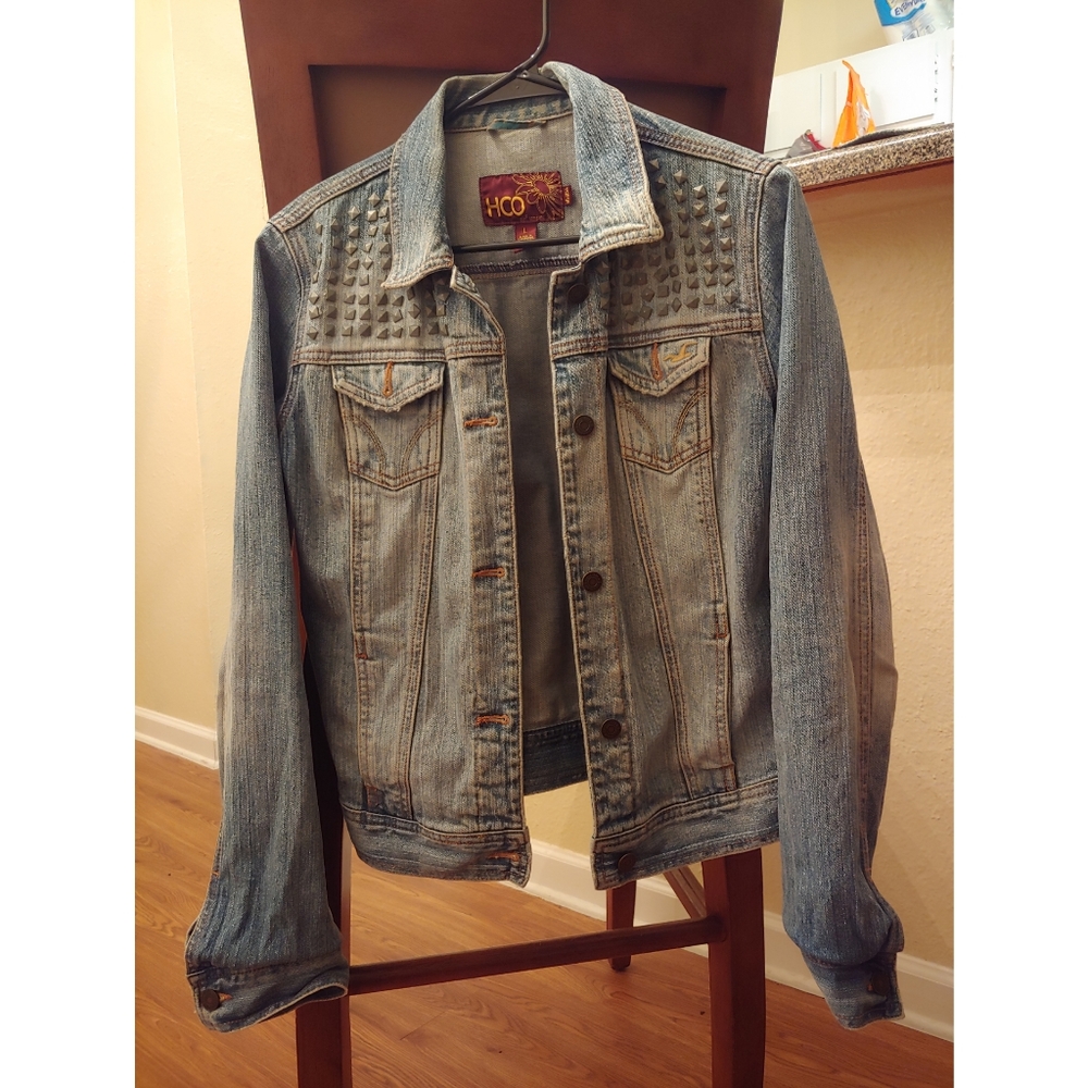 Hollister Studded Jean Jacket